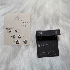 Primrose and A New Day Cubic Zirconia Earrings Set